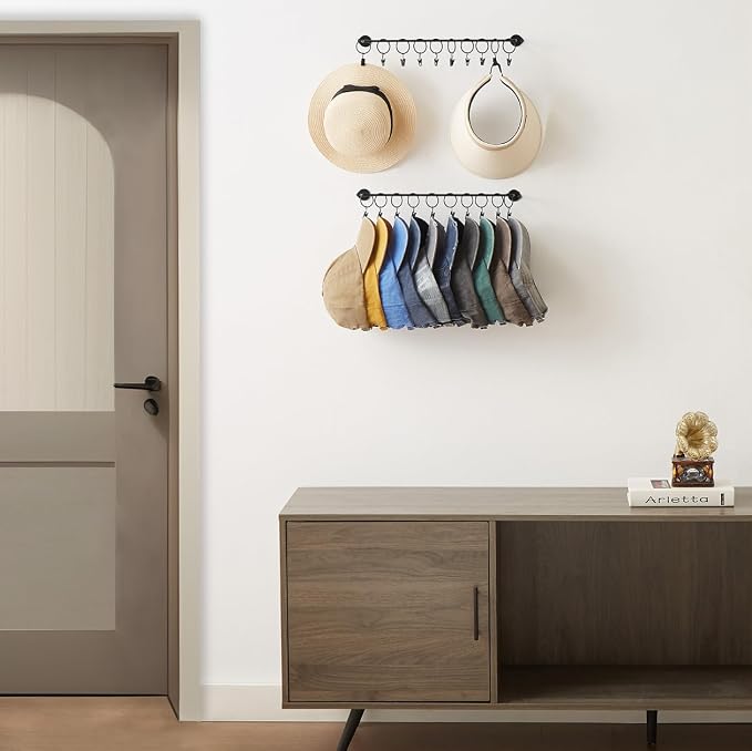 Hat Rack Wall Cap Organizer - Image 7