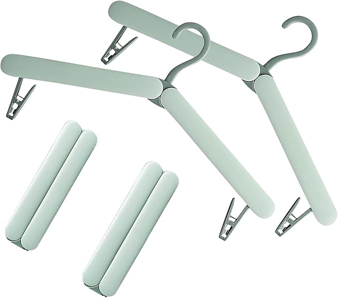 4 Pack Travel Hangers, Foldable Hangers, by Unknown