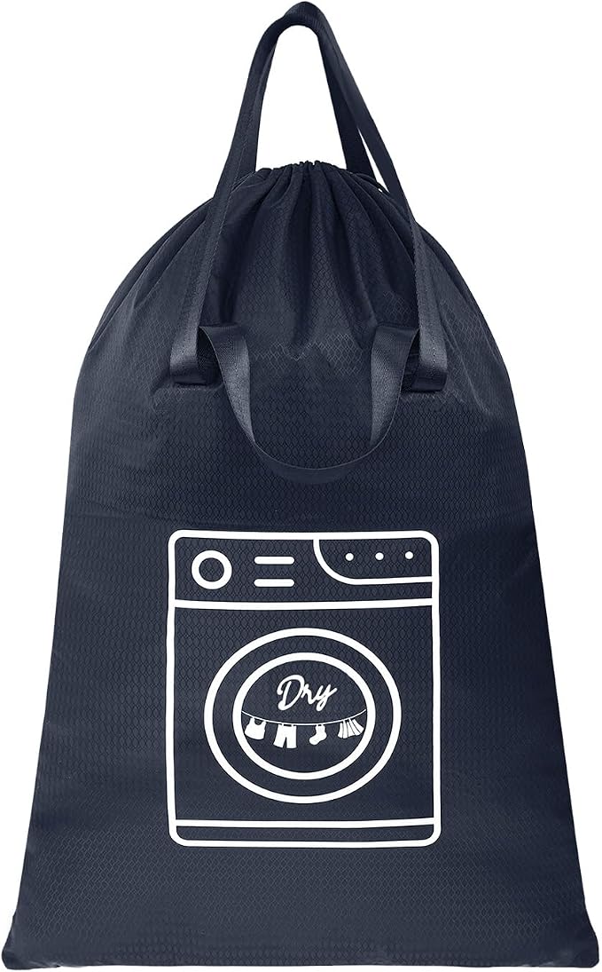 Heavy Duty Laundry Bag, Machine Washable Nylon, Splash-Resistant Dirty Clothes - Image 7