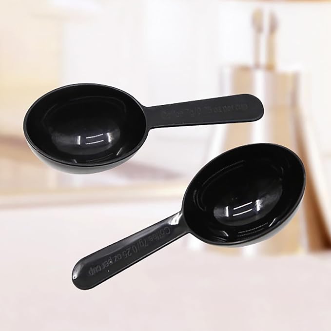 12PCS 7g Tablespoon Scoop Plastic Coffee Bean Measuring Spoon Black Coffee - Image 6