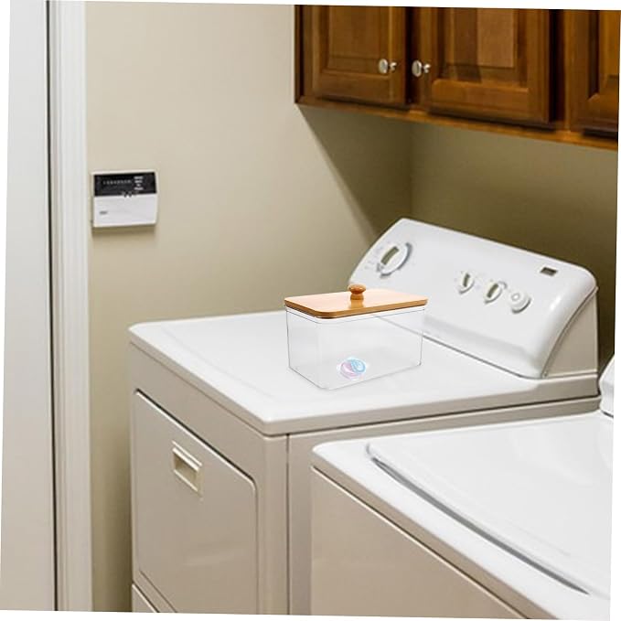 Laundry Storage Bin Lids Dryer Sheet Holder Scent Booster Beads Container - Image 6