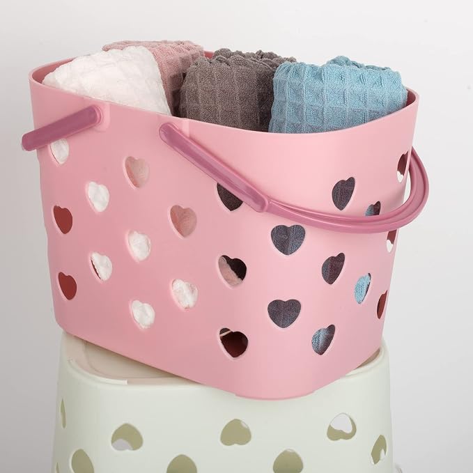 Anyoifax Portable Shower Caddy Tote Plastic Storage Basket - Image 4