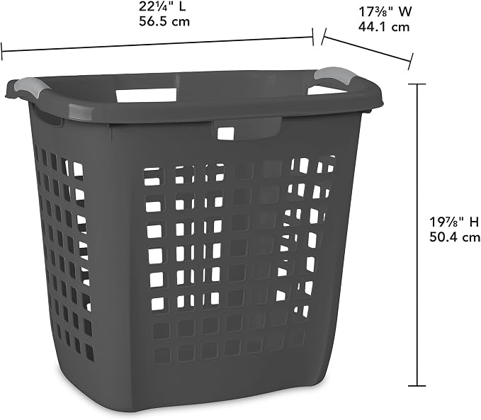 Sterilite 4-Pack 2.1 Bushel Ultra Easy Carry Hamper, Laundry Basket Organizer - Image 2