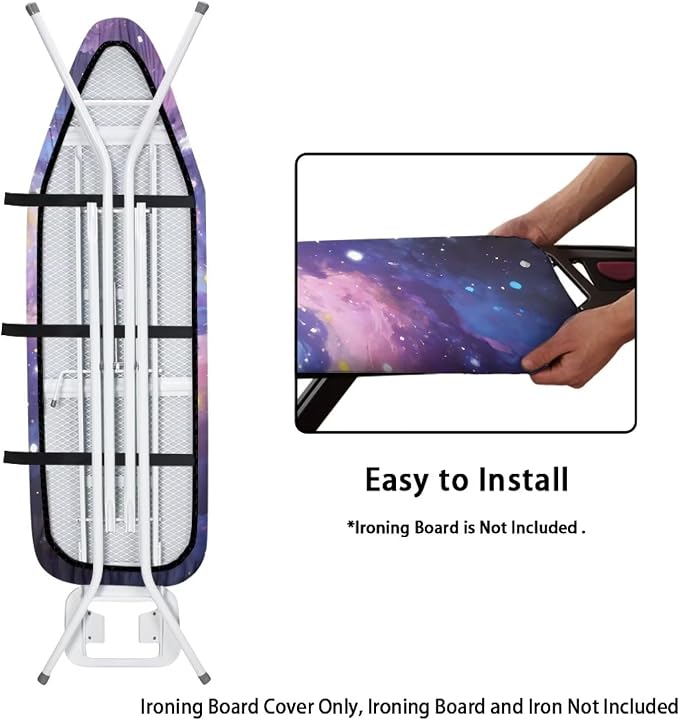 Ironing Board Cover Table Top Home Decoration, Nebula Iron Board Covers Stain - Image 4