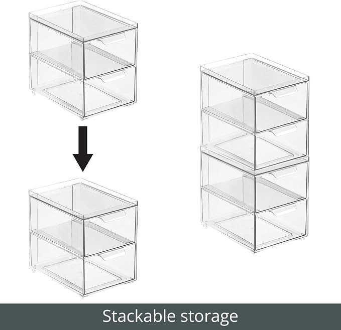 mDesign Stackable Storage Containers Box - Image 5