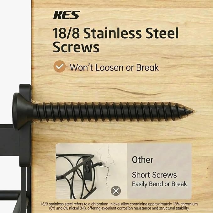 KES Ironing Board Hanger Wall Mount - Image 5