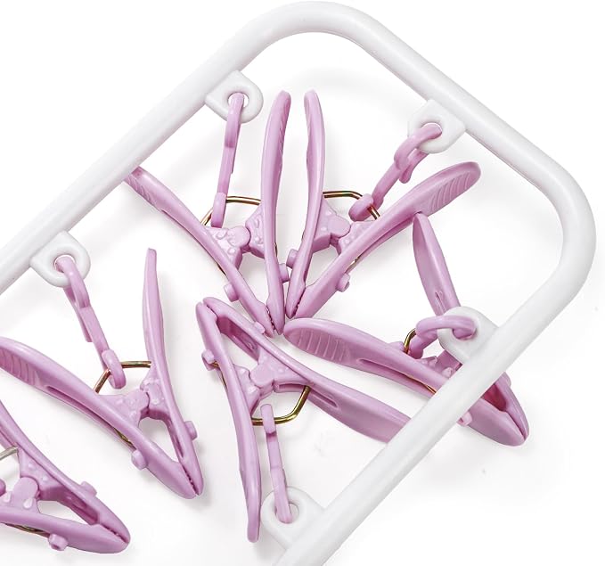 Suwimut 6 Pack Clothes Drying Rack, Small Folding Portable Underwear Hangers - Image 5