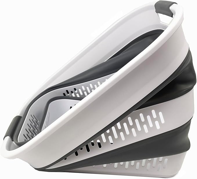 SAMMART 40L Foldable Plastic Laundry Basket - Image 3
