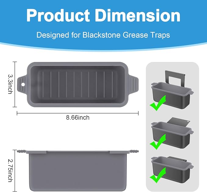 2 PCS Silicone Grease Cup Liners - Image 2