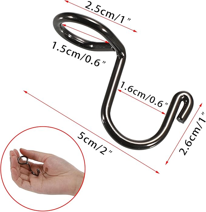 Sumnacon 30 Pcs Gold Metal Connector Hooks - Image 4