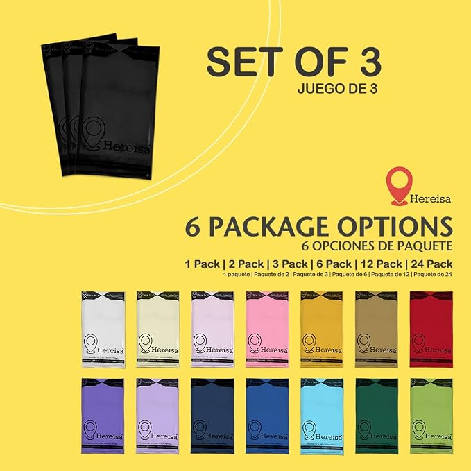 Plastic Black Tablecloths 3 Pack Disposable Table Covers 54 x 108 Inches Pitch - Image 7