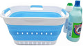 SAMMART 19L Collapsible Super Mini 3 Handled Plastic Laundry Basket by SAMMART