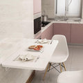 Wall Mounted Folding Table For Laundry Room Heavy Duty Drop Down Table White by YNLeMM