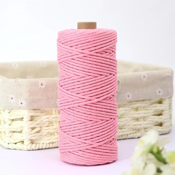 2/3/4mm Twine Cotton Colored Bakers Twine 109Yard Macrame Cord by Unknown