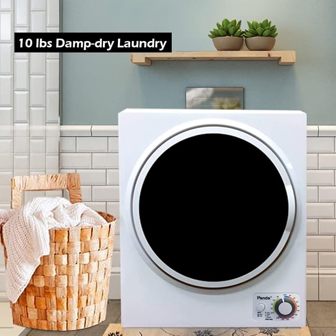 Panda Portable Clothes Dryer – 1.5 cu.ft Compact Electric Dryer, Stainless - Image 7