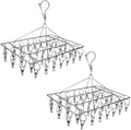 2 Pack Stainless Steel Sock Drying Rack by Skroad