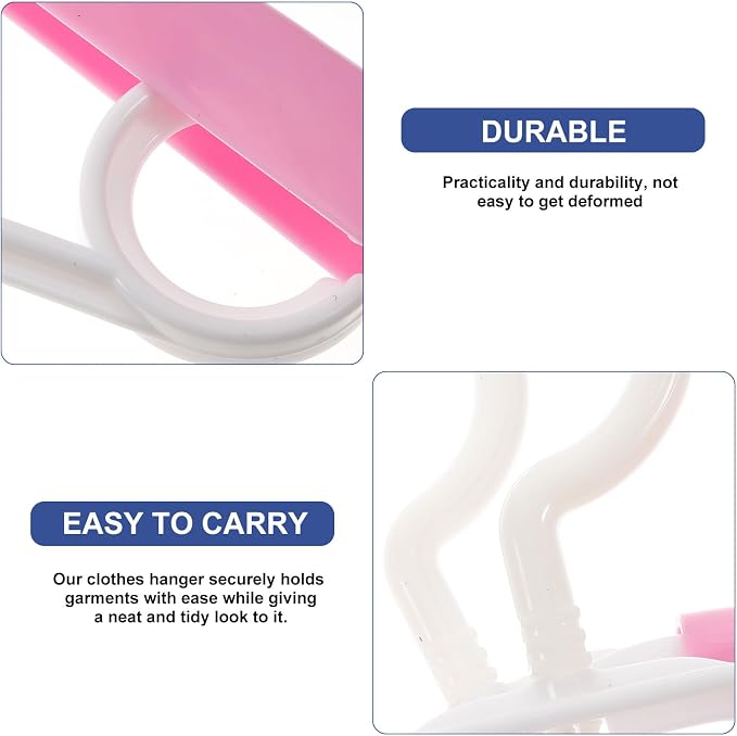 Adjustable Extra Wide Plastic Clothes Hangers - Image 5