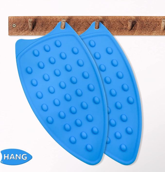 yuntop 2 Pcs Silicone Iron Rest Pads Multipurpose Iron Hot Resistant Mat - Image 5