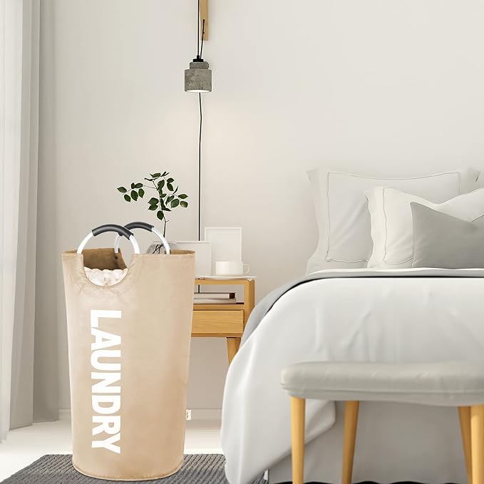 115L Large Laundry Basket with Handles, Collapsible Laundry Hamper Bag - Image 2