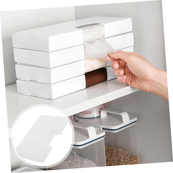 VOSAREA 1Set Multifunctional Garbage Bag Storage Container and Glove Organizer - Image 8