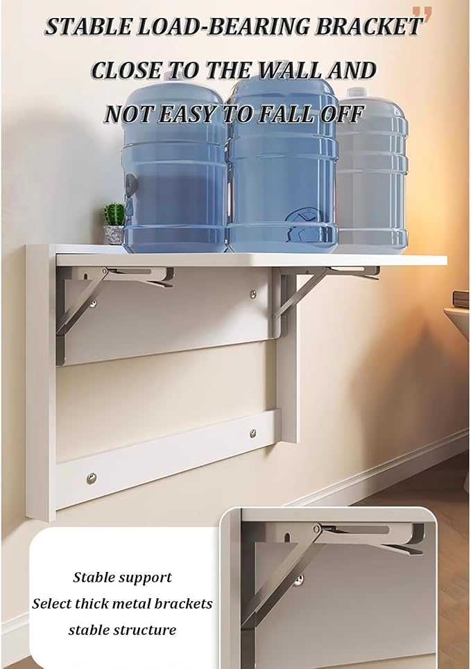 Fold Down Laundry Table, Wall Mounted Desk Folding, Folding Wall-Mounted - Image 3