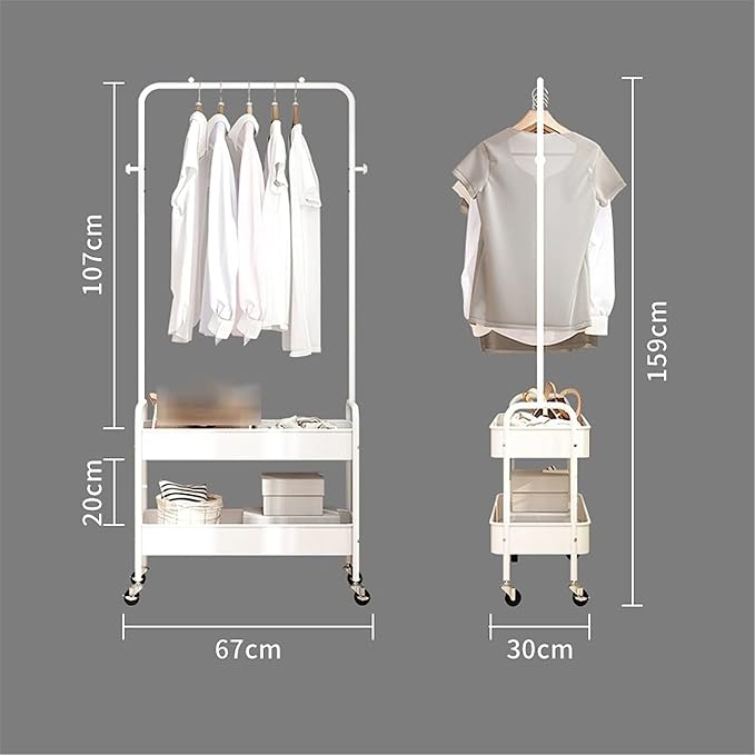 Freestanding Rack For Hanging Clothes - Image 9