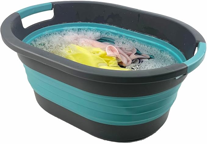 SAMMART 23L Collapsible Plastic Laundry Basket - Image 5