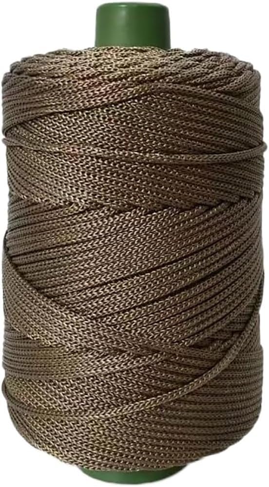 250G Hollow Braided Polypropylene Rope 3mm Colorful Polyester Yarn Handmade by Unknown