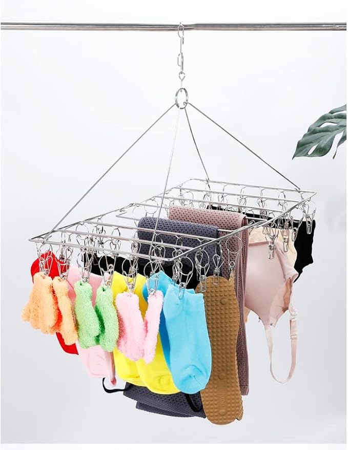 2 Pack Clothes Drying Rack - Image 6