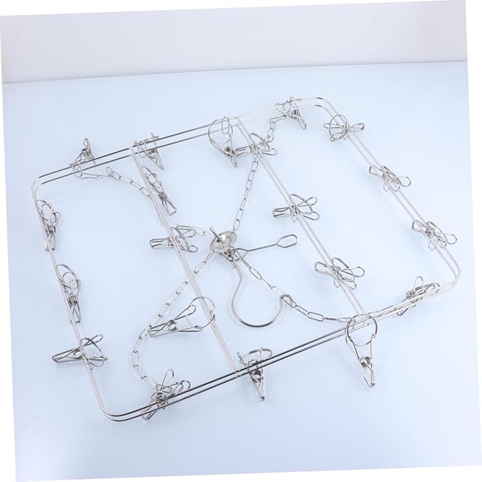 ABOOFAN Multifunctional Windproof Hook Rack Pegs Drying Hangers Space Saver - Image 4