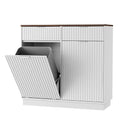 20 Gallon Double Tilt Out Trash Can Cabinet by YMW