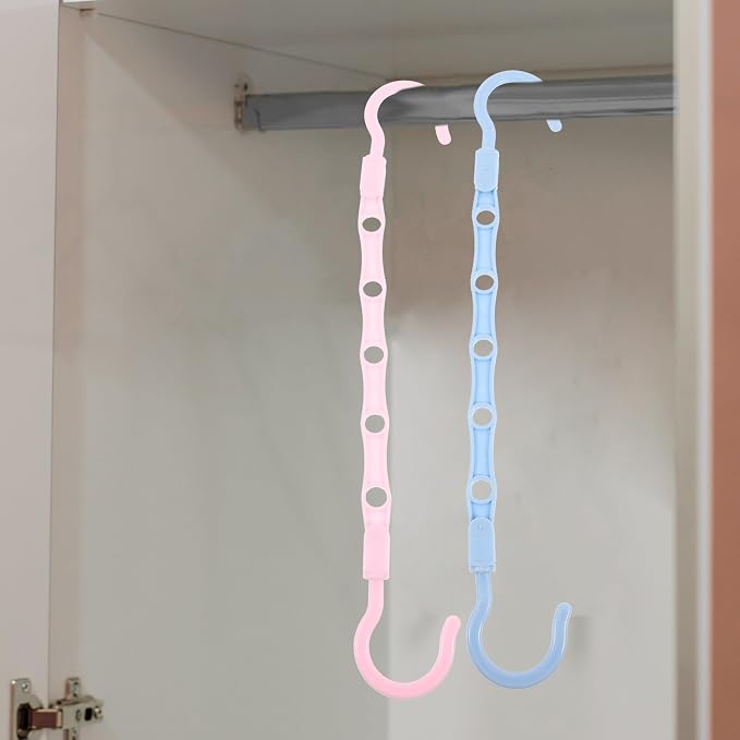 Veemoon 6pcs Space Saving Clothes Hangers Set - Image 3