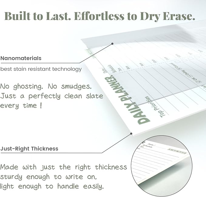 JJPRO Reusable Desktop Daily Planner - Image 6