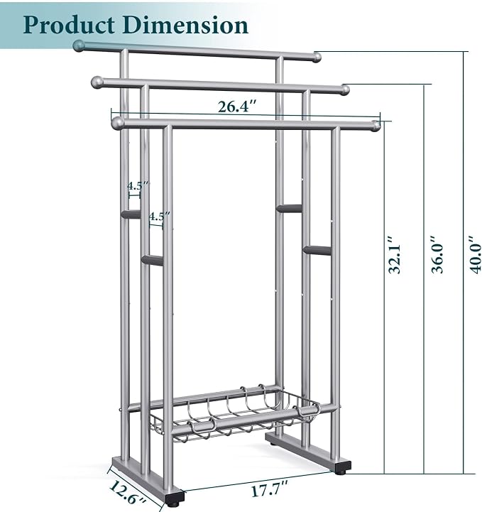 40" Tall Freestanding Towel Racks - Image 7