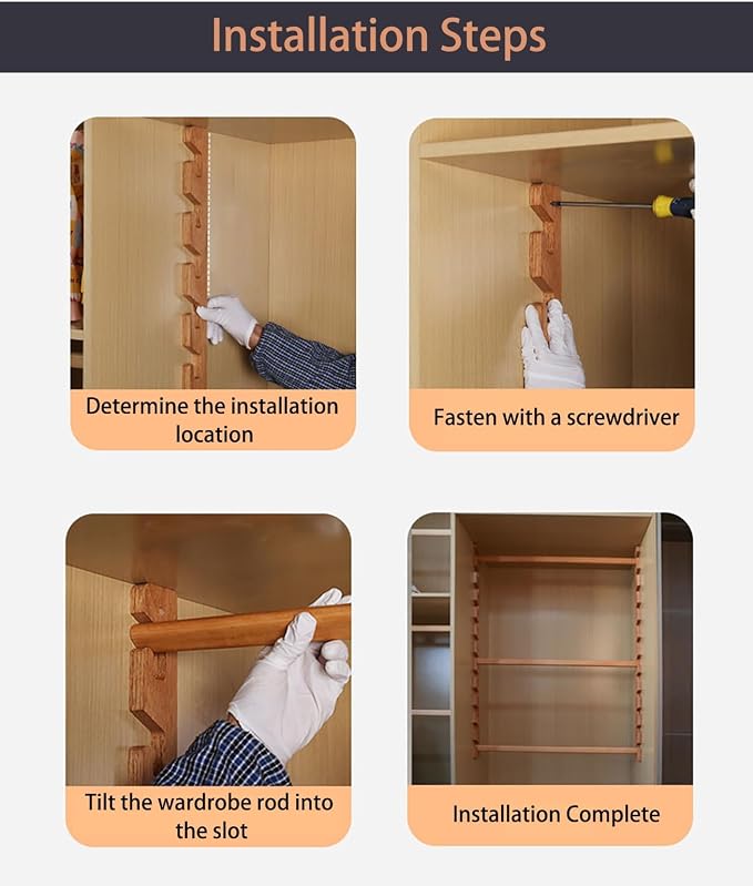Heavy-Duty Closet Rod & Holder - Image 6