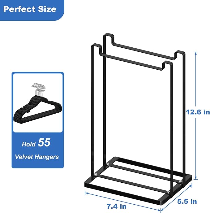 Thipoten Hanger Organizer, Adjustable metal Hanger Stacker - Image 4