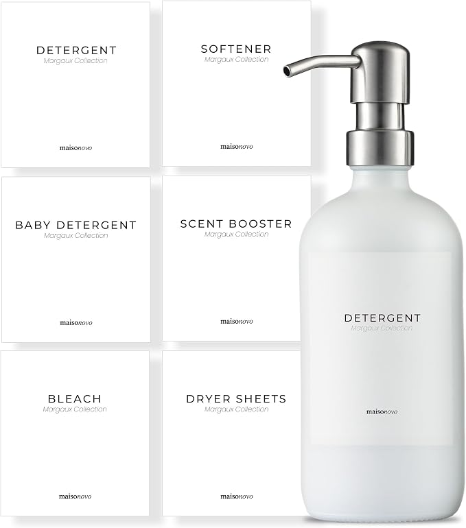 MaisoNovo Waterproof Labels for Bottles by MaisoNovo-TheArtofSustainableLiving