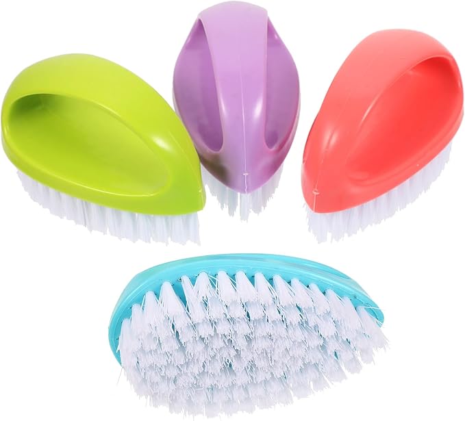 PartyKindom 4pcs Laundry Cleaning Brush Set Multifunctional Handheld Clothes by PartyKindom
