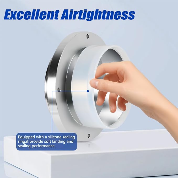 Aluminum Alloy 4 Inch Dryer Vent Hose Connector Kit, Quick Setup Design - Image 4