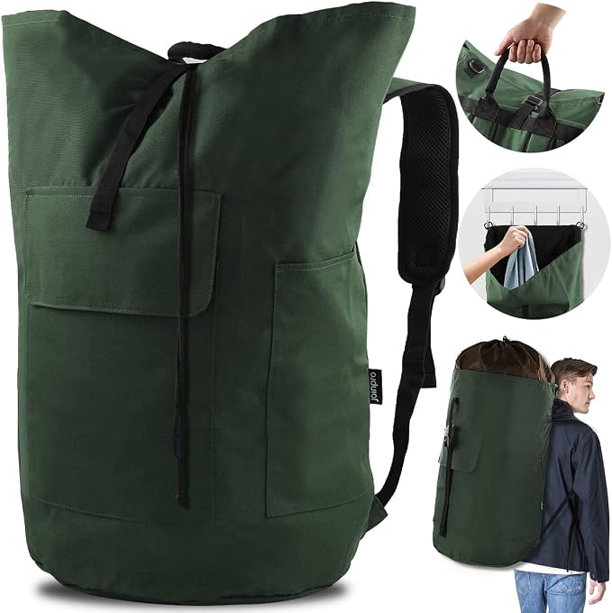 Laundry Bag Backpack, 125L Extra Large Laundry Backpack by JOINPRO