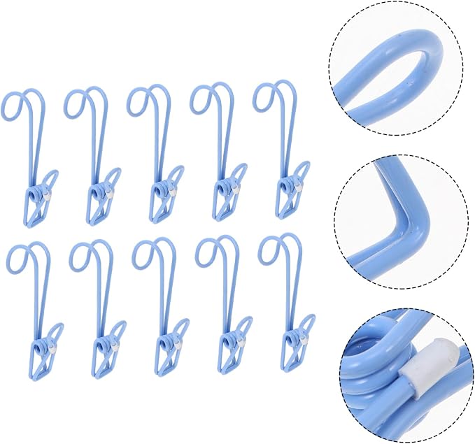 NUOBESTY 10PCS Plastic-Coated Clothes Pins - Image 5