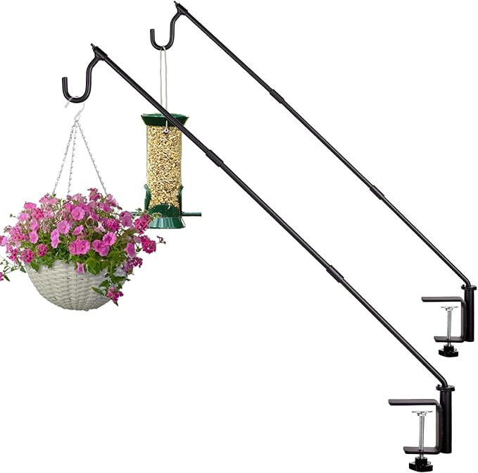 31 Inch Heavy Duty Fence Deck Hook Rotary-Solid Rod by QIEGL