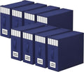 8 Pack Bed Sheet Closet Organizers and Storage, Sturdy Foldable Storage by StorageTastic