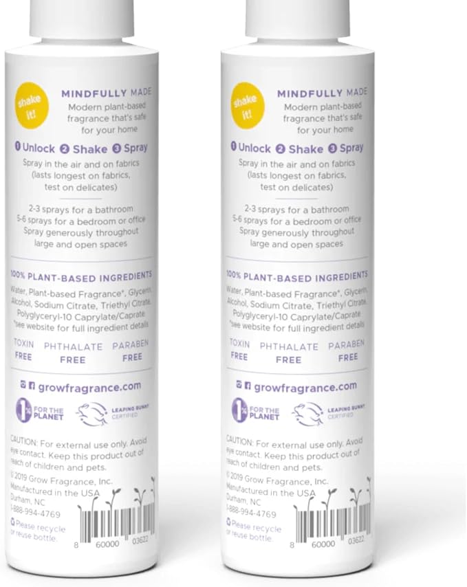 Grow Fragrance Scented Fabric and Room Air Freshener Spray - Image 2