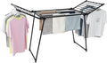 Clothes Drying Rack, with Sock Clips & with Buckle, Metal Laundry Rack by YUBELLES