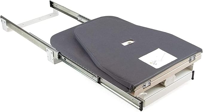 Ironing Board Retractable Pull Out Ironing Board Closet Sliding Out Swivel Iron - Image 5