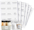 Talented Kitchen Minimalist Bathroom Labels by TalentedKitchen