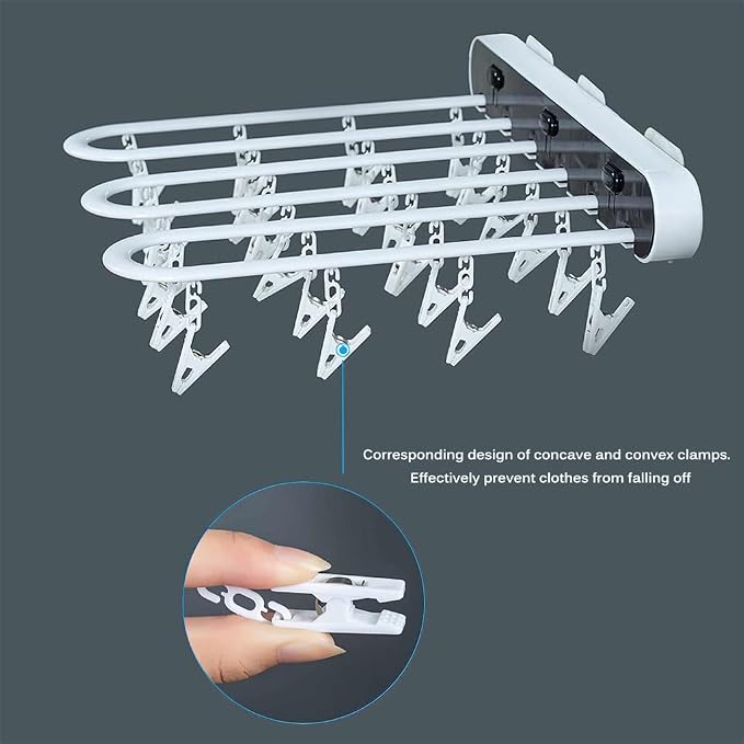 JSEIAJB Sock Drying Racks Laundry Drip Hanger Rectangle - Image 3