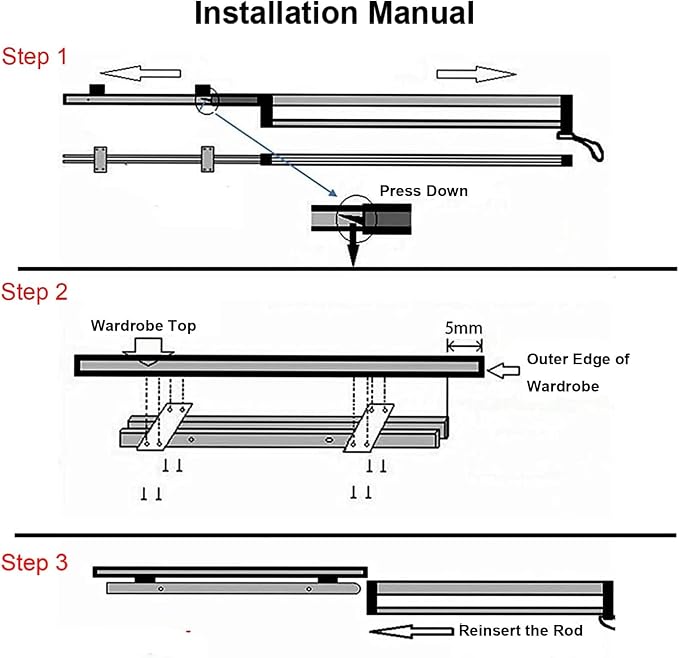 Dsiney Pull Out Closet Rod - Image 5