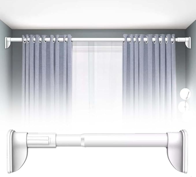 Hanging Closet Rod Extender, No Drill Adjustable Clothes Closet Bar, Stainless by Unknown